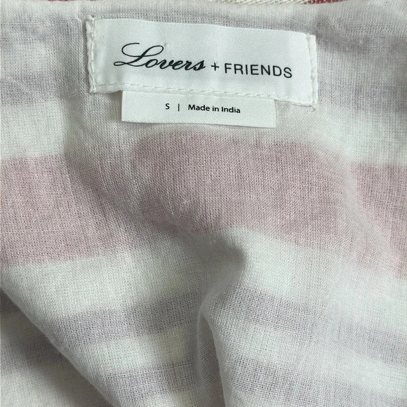 Lovers + Friends Everglades Mini Dress Sleeveless Linen Blend Womens Size Small - Picture 6 of 15